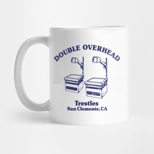 Double Overhead Trestles, San Clemente, CA - Light Mug